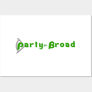 Party on Broad Podcast Posters and Art